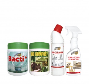 Bacti+ a BioCleaner a Stain+Odour Eliminator a BioKompost